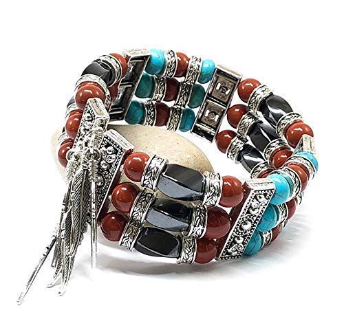 Bohemian Cuff Bracelet for Women - Handmade Beaded Southwestern Style Jewelry - Perfect for Festival, Beach, and Boho Fashion Outfits