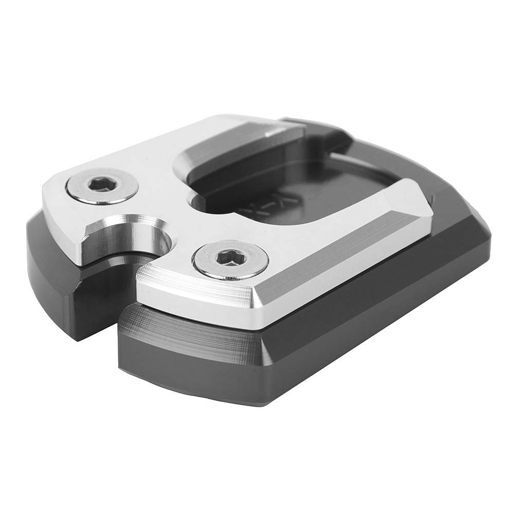 Titanium Motorcycle Kickstand Pad for Yamaha XMAX 125 250 300 - Heavy Duty Foot Side Stand Accessory for Enhanced Stability on Pavement & Grass (Perfect for Parking & Outdoor Riding)