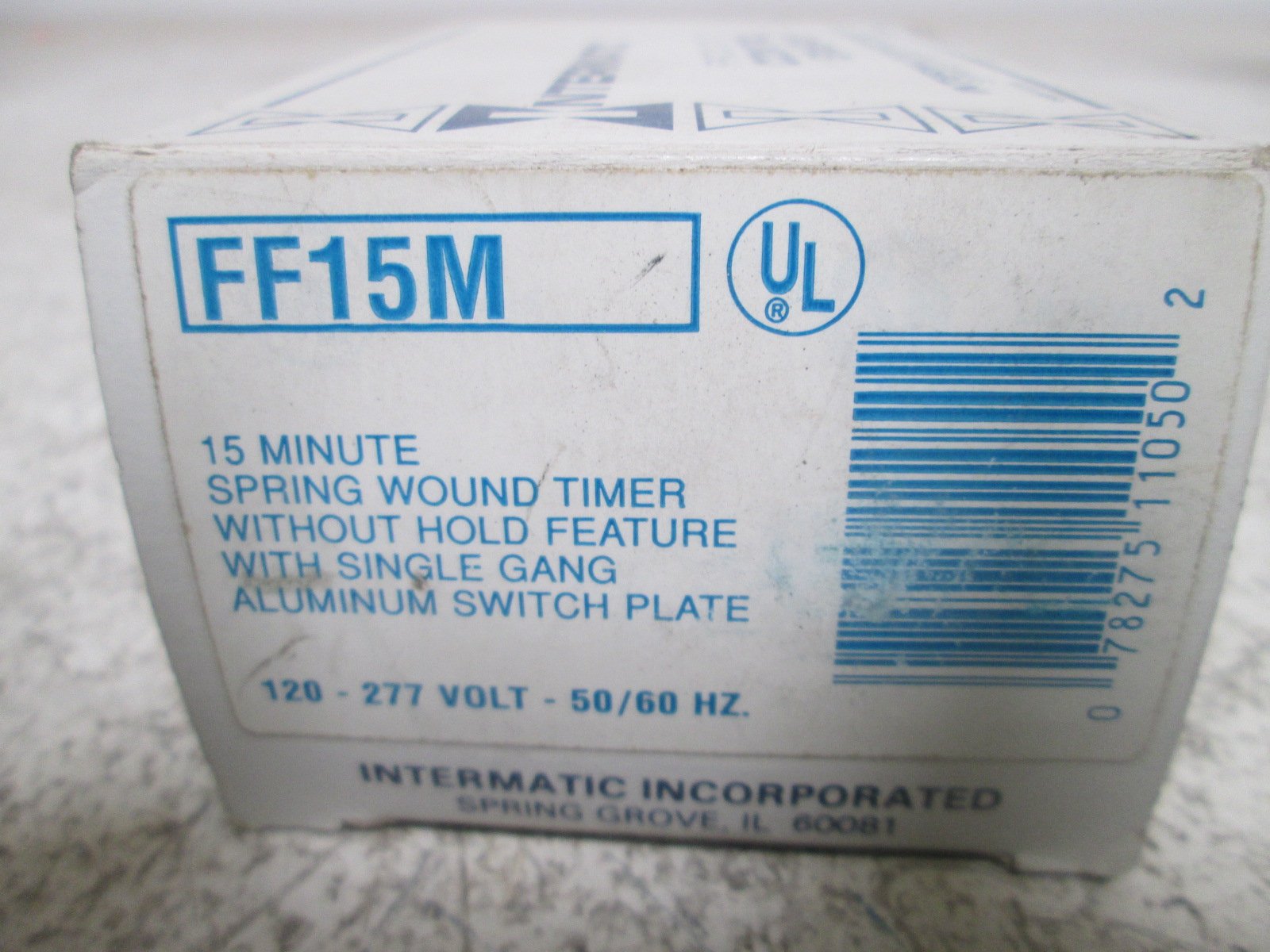 Intermatic FF15M Spring Wound Mechanical Timer - 15 Minute Countdown for Lights, Appliances & Outdoor Use (Perfect for Holiday Decorations, Pool Pumps & Home Automation)