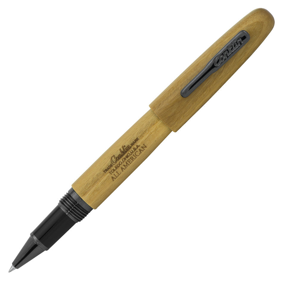 Conklin All American 898 Limited Edition Rollerball Pen - Premium Pau Preto Wood with Gunmetal Finish | Perfect for Business Gifts, Collectors & Luxury Writing Enthusiasts
