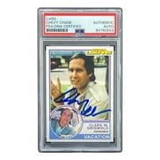 Chevy Chase Autographed National Lampoon's Vacation Trading Card - PSA/DNA Certified - Rare Collectible for Movie Memorabilia Fans & Holiday Gift Idea