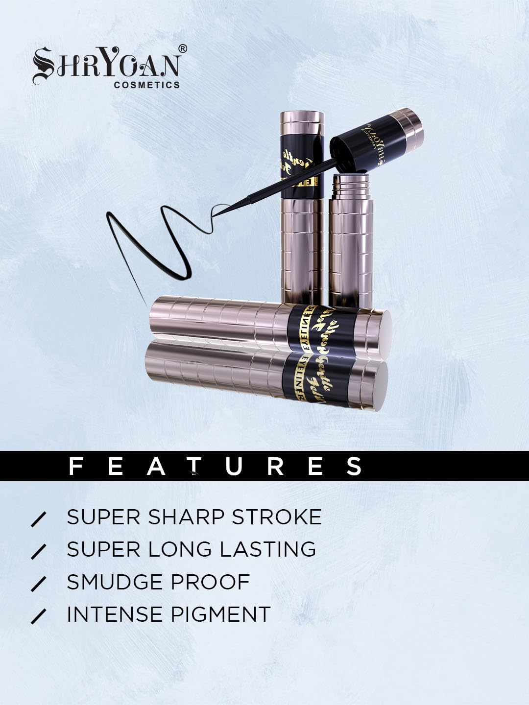 Waterproof Kajal, Mascara & Eyeliner Set - Smudge Proof Eye Makeup Kit for Women & Girls | Perfect for Daily Wear, Parties & Special Occasions