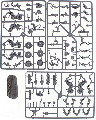 Games Workshop Warhammer 40k Ork Warbiker Mob - Miniature Wargaming Set for Tabletop Battles & Collectors