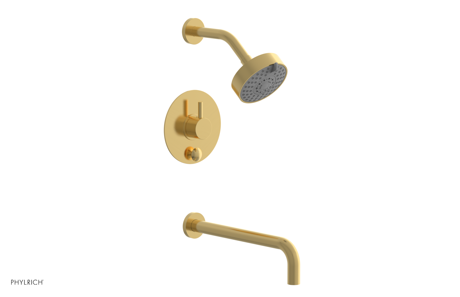 BASIC II 12 Pressure Balance Tub and Shower Set 230 29 12 - Water-Saving Shower Faucet for Bathroom & Bathtub - Perfect for Home, Hotel, and Spa Renovations