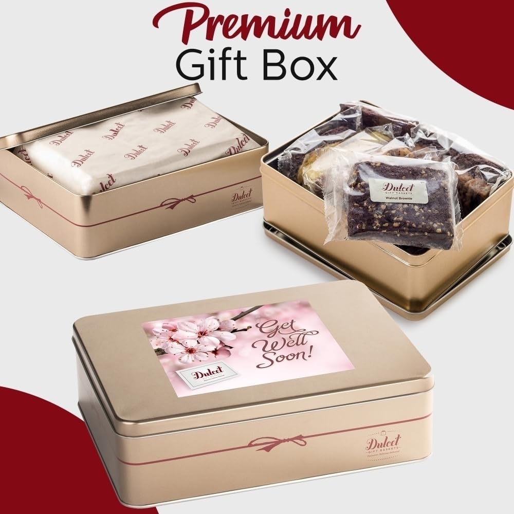 NY Style Black & White Cookies Gift Tin - Deluxe Assortment for Birthdays, Holidays & Get Well Wishes - Perfect Gift for Men, Women, Kids | Office Treats, Housewarming & Thank You Gifts