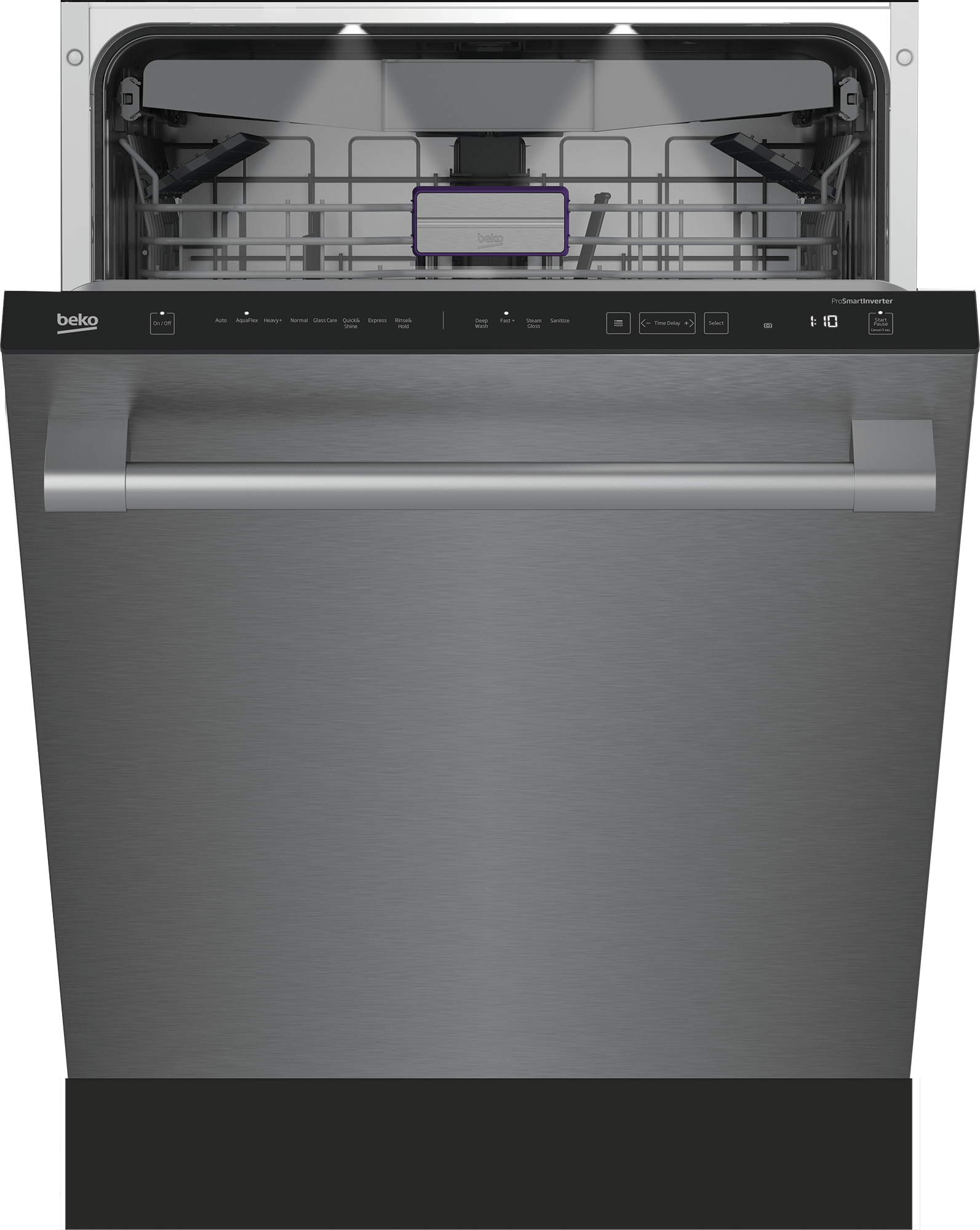 Beko DDT38532XHW 16 Place Settings Tall Tub Dishwasher - 45.0 dBA Ultra Quiet, Energy Efficient for Large Families | Perfect for Open Kitchen & Entertaining Guests