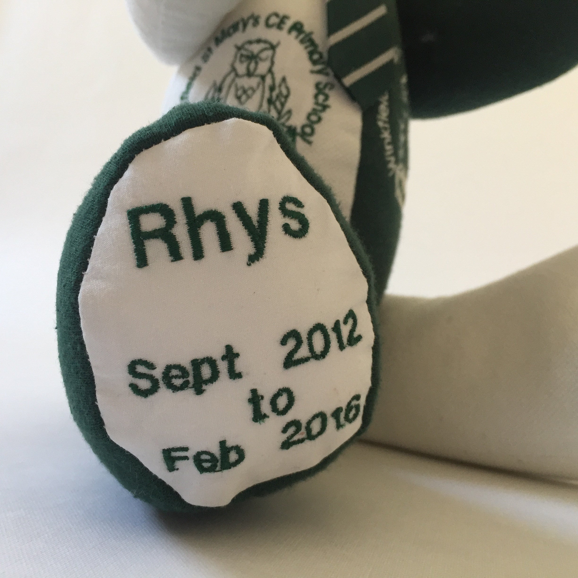 Custom Memory Bear Plush Toy - Personalized Keepsake for Graduates, School Leavers & Special Occasions | Perfect Gift for Graduation, Farewell & Cherished Memories