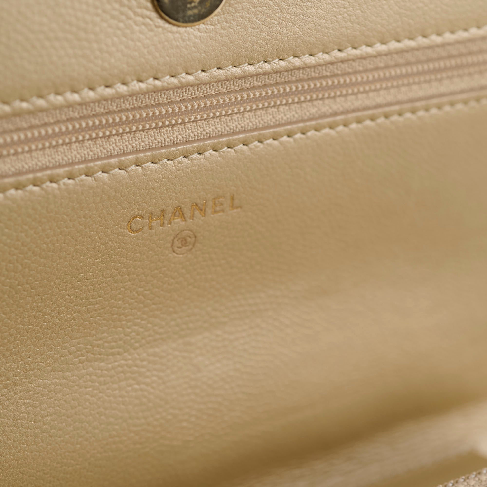 Chanel Boy Wallet On Chain Gold Caviar Leather Crossbody Bag - Luxury Designer Handbag for Women, Perfect for Parties, Date Nights & Special Occasions