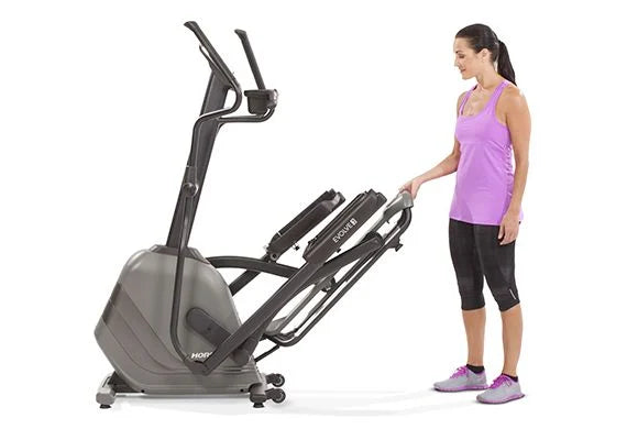 Horizon Fitness Evolve 3 Elliptical Machine - Low Impact Cardio Trainer for Home Gym, Full Body Workout Equipment - Perfect for Small Spaces & Apartment Fitness