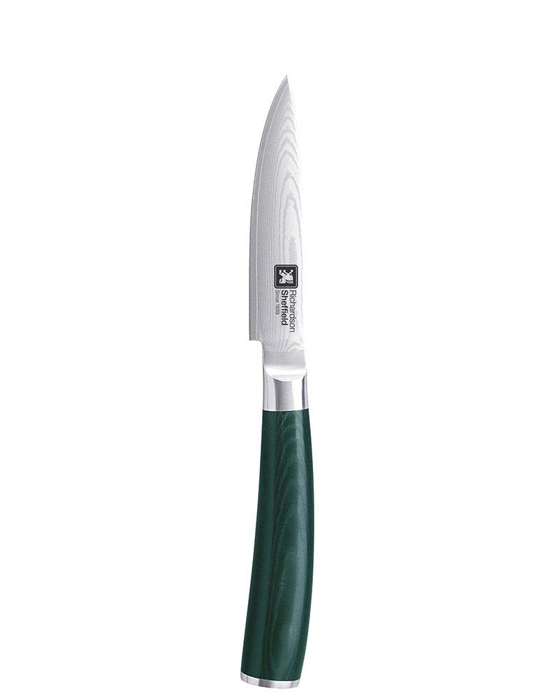Richardson Sheffield Midori Paring Knife - 3.5 Inch Japanese Stainless Steel Fruit & Vegetable Peeling Knife - Perfect for Kitchen, Camping & Food Prep