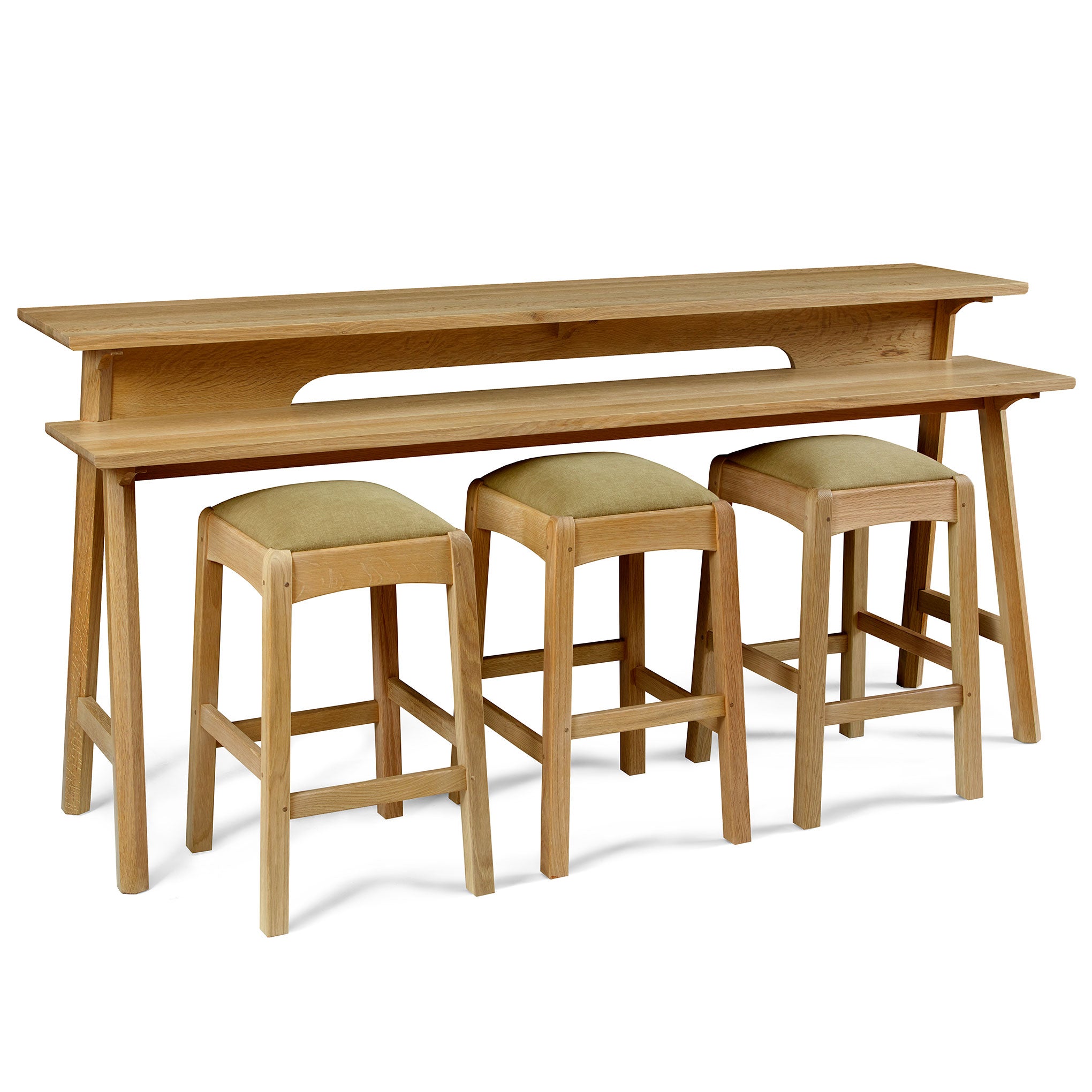 Surrey Hills Gathering Island - Premium Wooden Dining Table for Kitchen & Dining Room | Perfect for Family Gatherings & Entertaining Guests