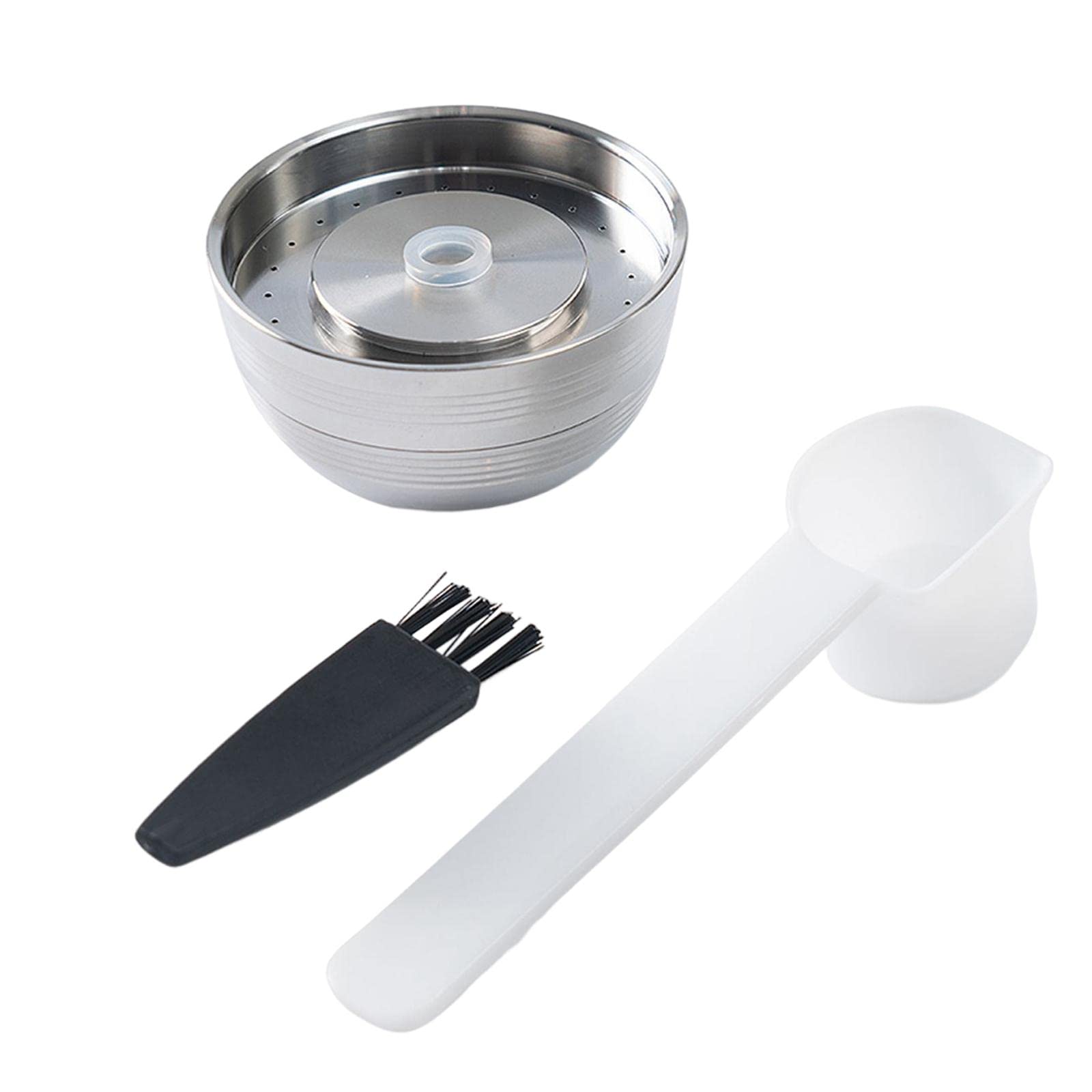 Stainless Steel Reusable Espresso Coffee Pod Tamper - Refillable & Durable for Nespresso & Keurig Machines | Perfect for Home Baristas & Coffee Lovers