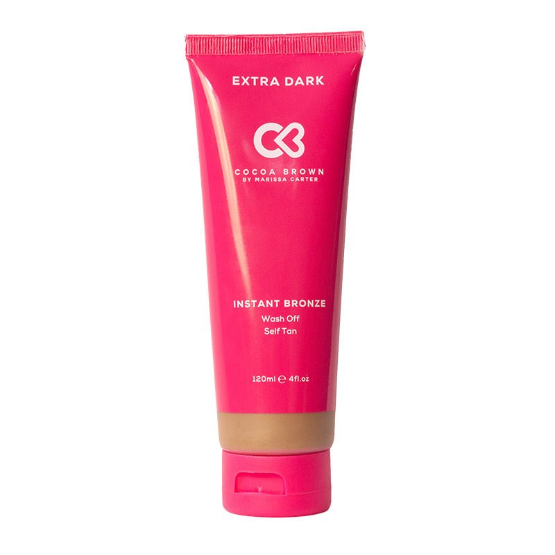 Cocoa Brown Instant Bronze Self Tanning Lotion - Natural Looking Sunless Tan for Face & Body - Perfect for Summer, Vacations & Special Events