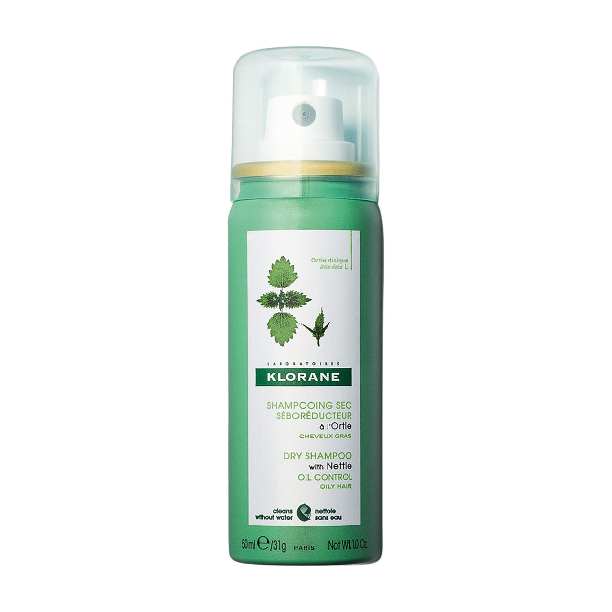 Nettle Infused Dry Shampoo for Oily Hair - Volumizing & Refreshing Hair Care for Women & Men - Perfect for Travel, Gym & Busy Mornings