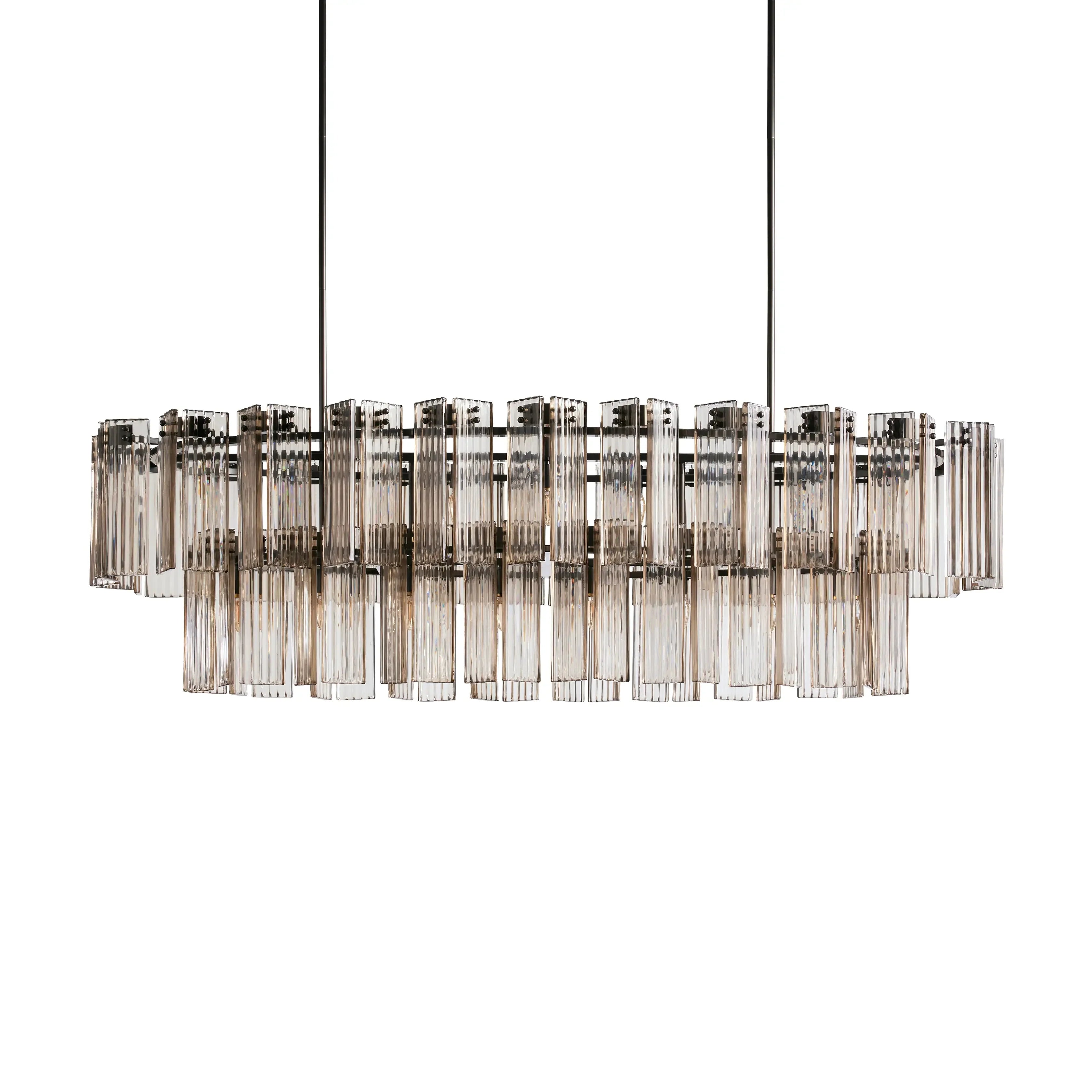 Delsie Oval Crystal Chandelier - 51