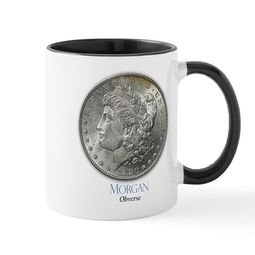 White/Black Inside - Morgan Dollar Shop Mug