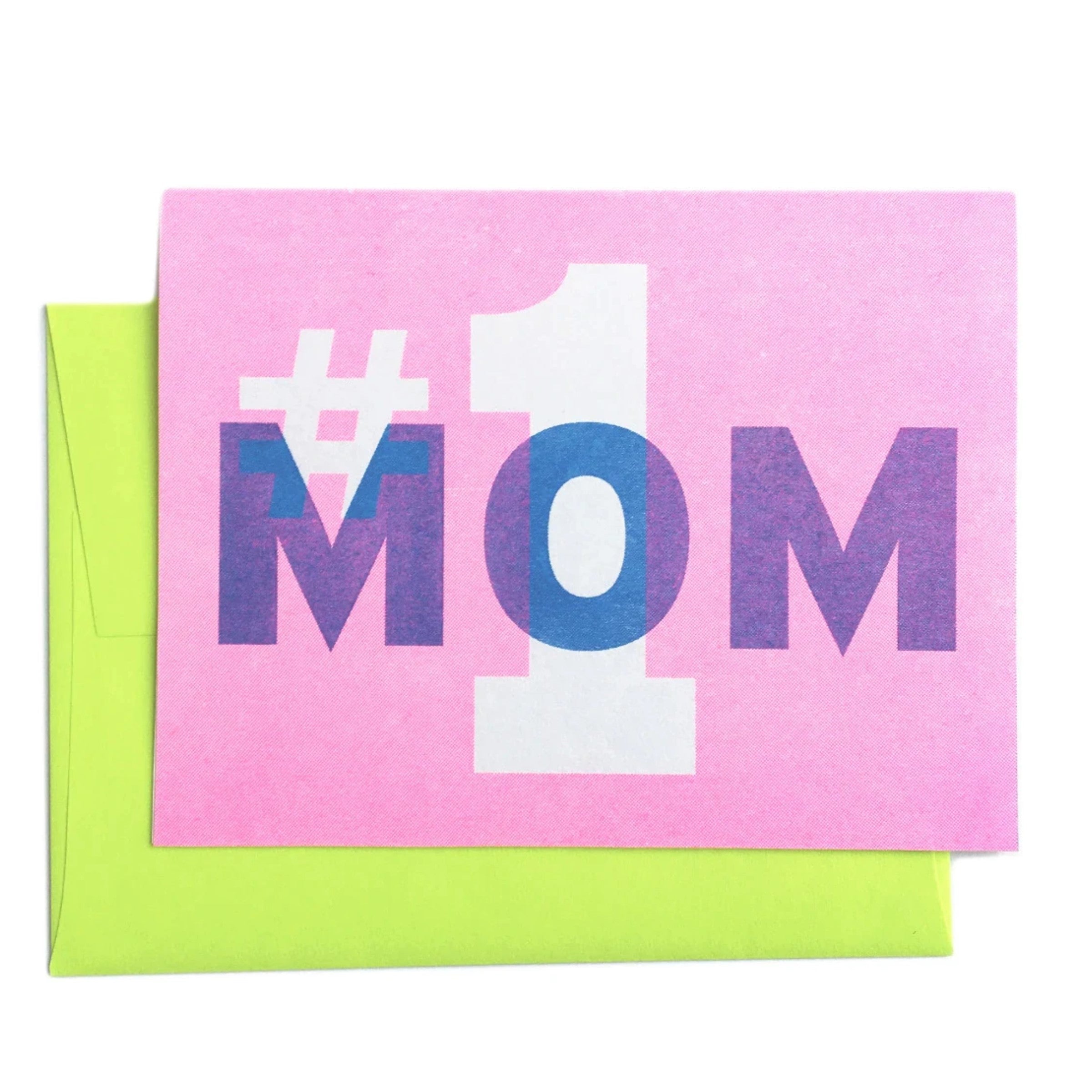 #1 Best Mom Mother's Day Card - Heartfelt Greeting Card for Mom, Grandma, Wife - Perfect for Birthday, Anniversary, Thank You Gifts (I Love You Mom Design)