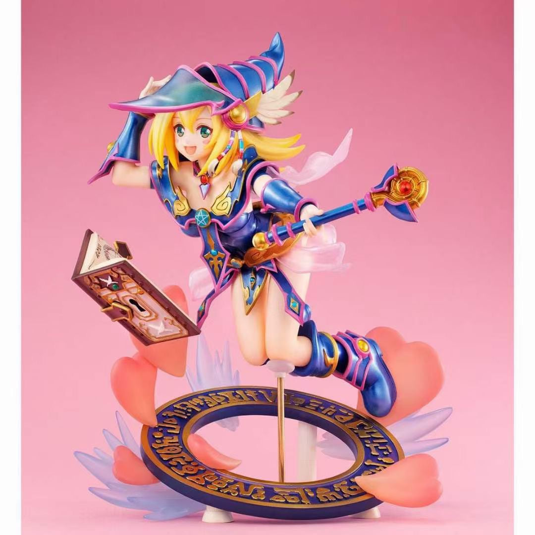 MEGAHOUSE Licensed Dark Magician Girl PVC Figure - Yu-Gi-Oh! Anime Collectible for Display & Gaming Room Decor