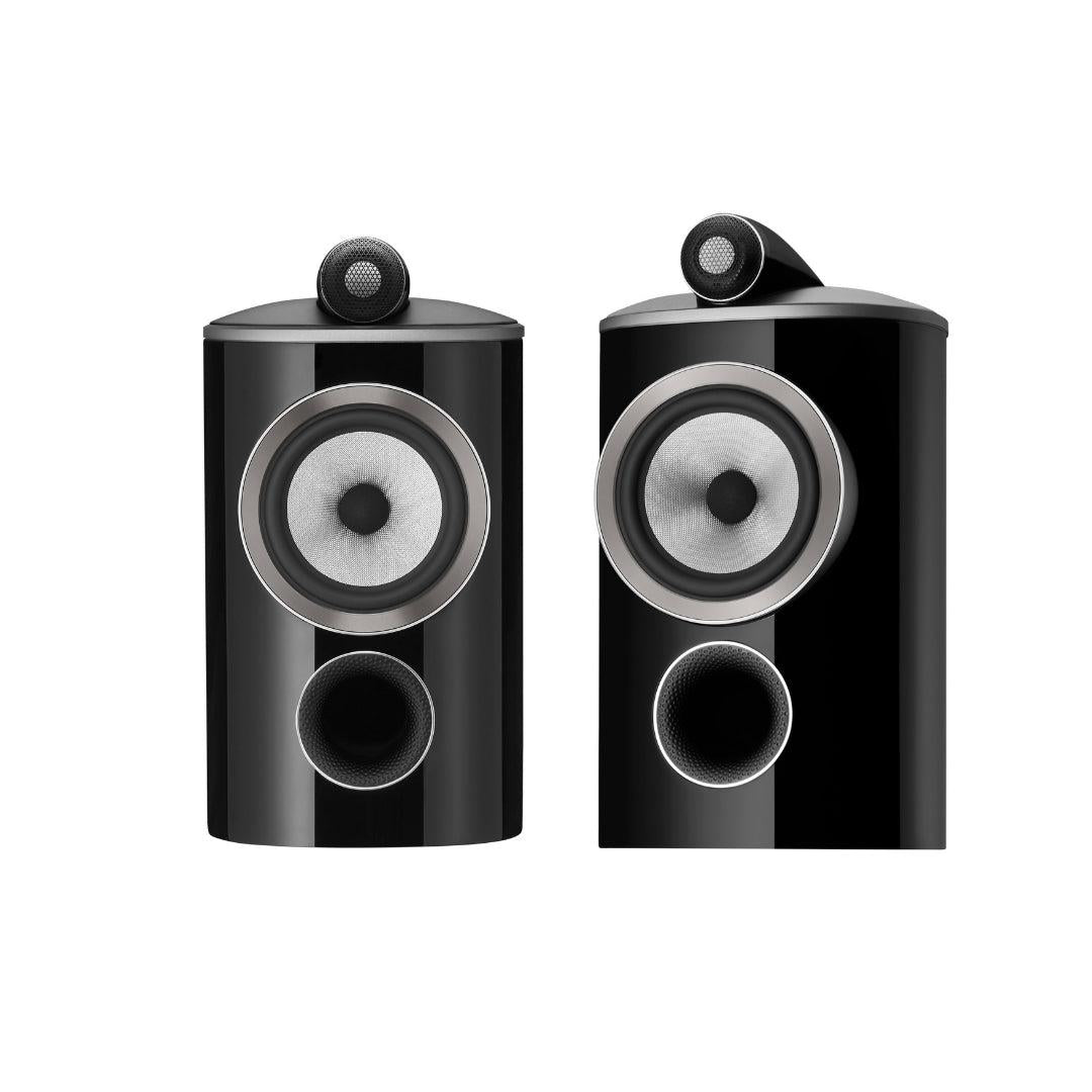 Bowers & Wilkins 805 D4 Stand Mount Bookshelf Speakers (Pair) - Premium B-Stock Audiophile Sound for Home Theater & Music Listening