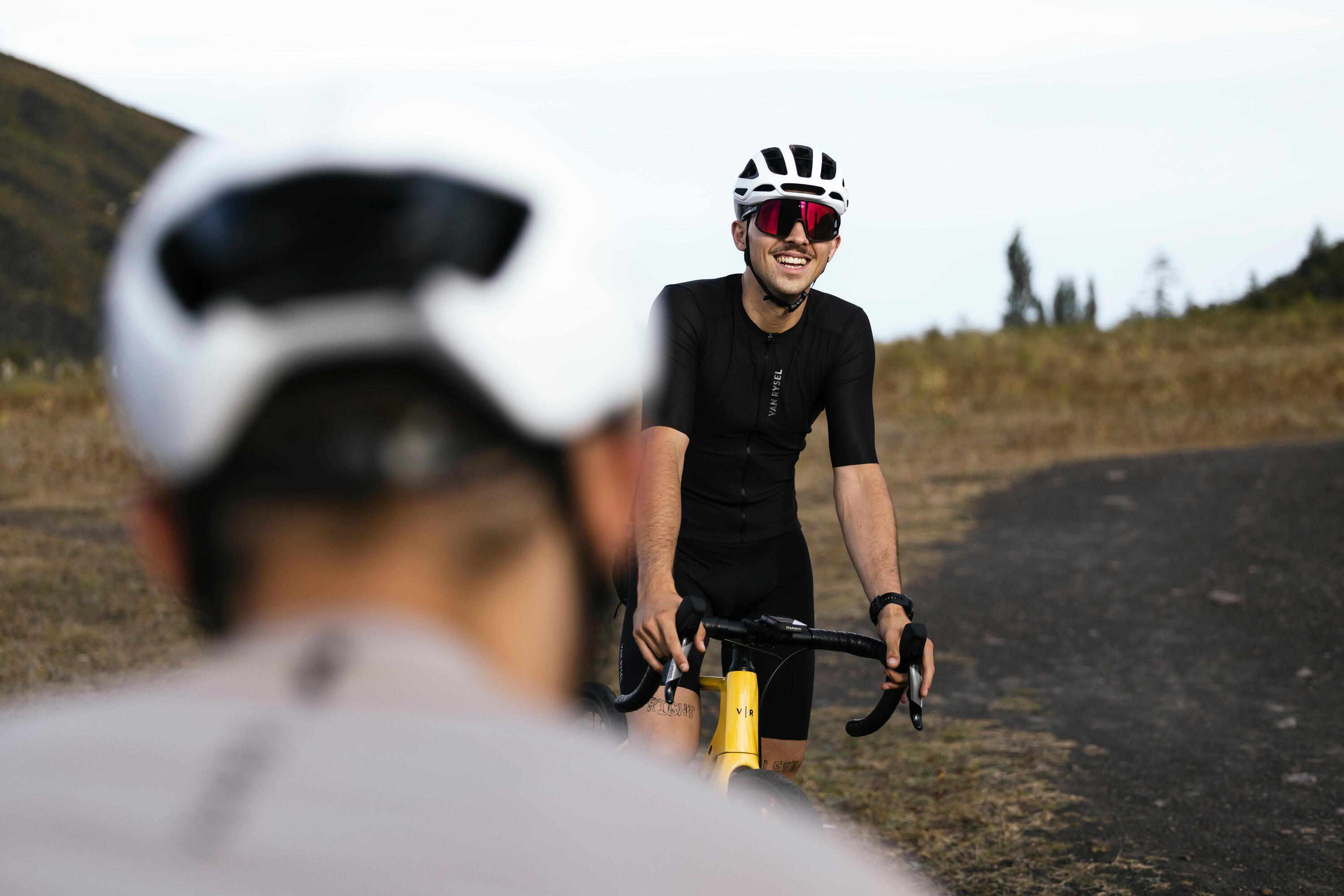 Van Rysel Unisex RCR 2 Short Sleeve Cycling Jersey - Breathable & Quick-Dry for Road Biking & Training - Perfect for Men & Women Cyclists