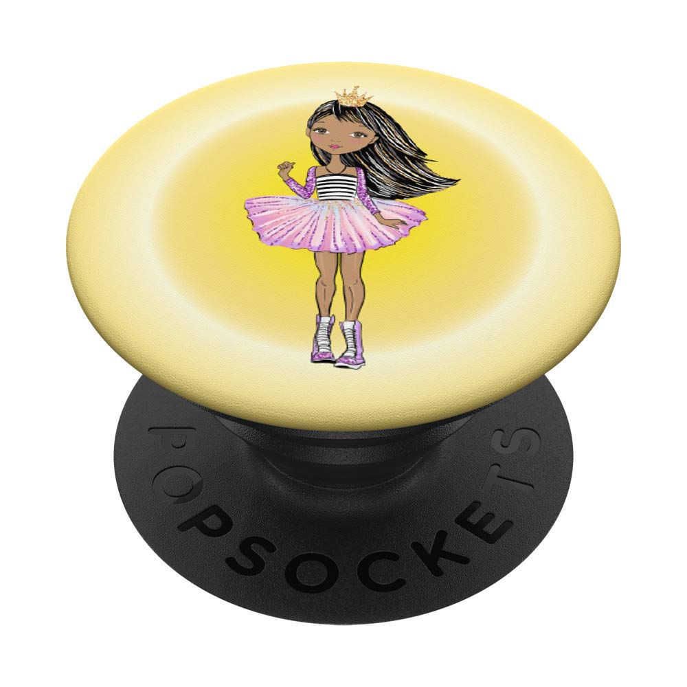 Black Princess Ballerina Tutu and Sneakers Set for Girls - Perfect for Dance Recitals, Birthday Parties & Dress-Up Play
