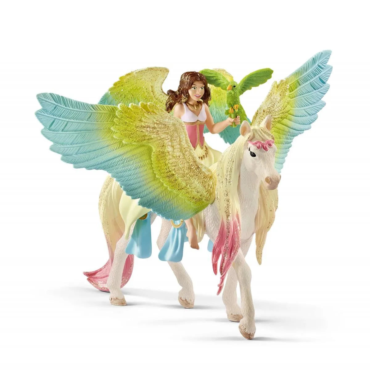 Fairy Surah with Glitter Pegasus - Magical Unicorn Toy for Kids, Perfect for Birthday Gifts & Fantasy Playtime
