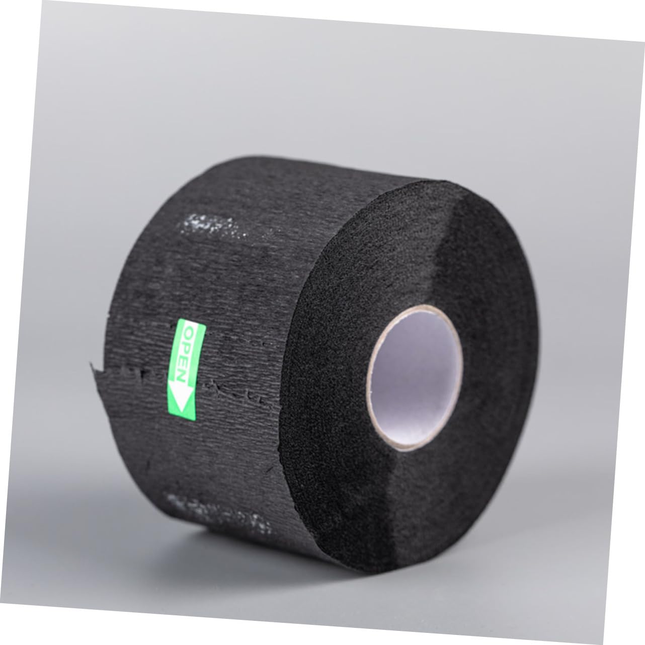 3 Rolls Hair Cutting Neck Strips - Black Non-Woven Barber Collar Paper for Haircut | Disposable Stretchable Neckbands | Perfect for Salon, Barber Shop & Home Hair Cutting (Didiseaon)