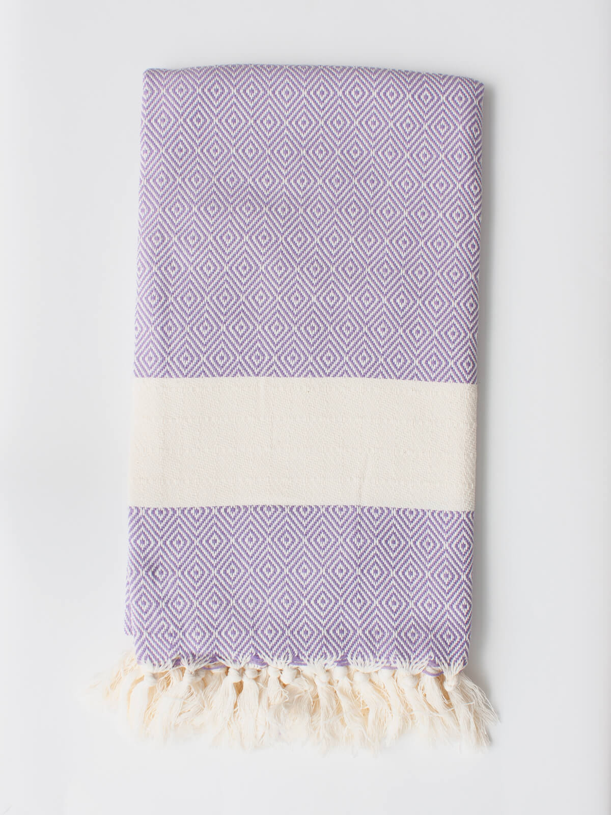 Premium Nordic Hammam Towel - Soft & Absorbent Lilac Turkish Bath Towel for Spa, Yoga, Beach & Home Use