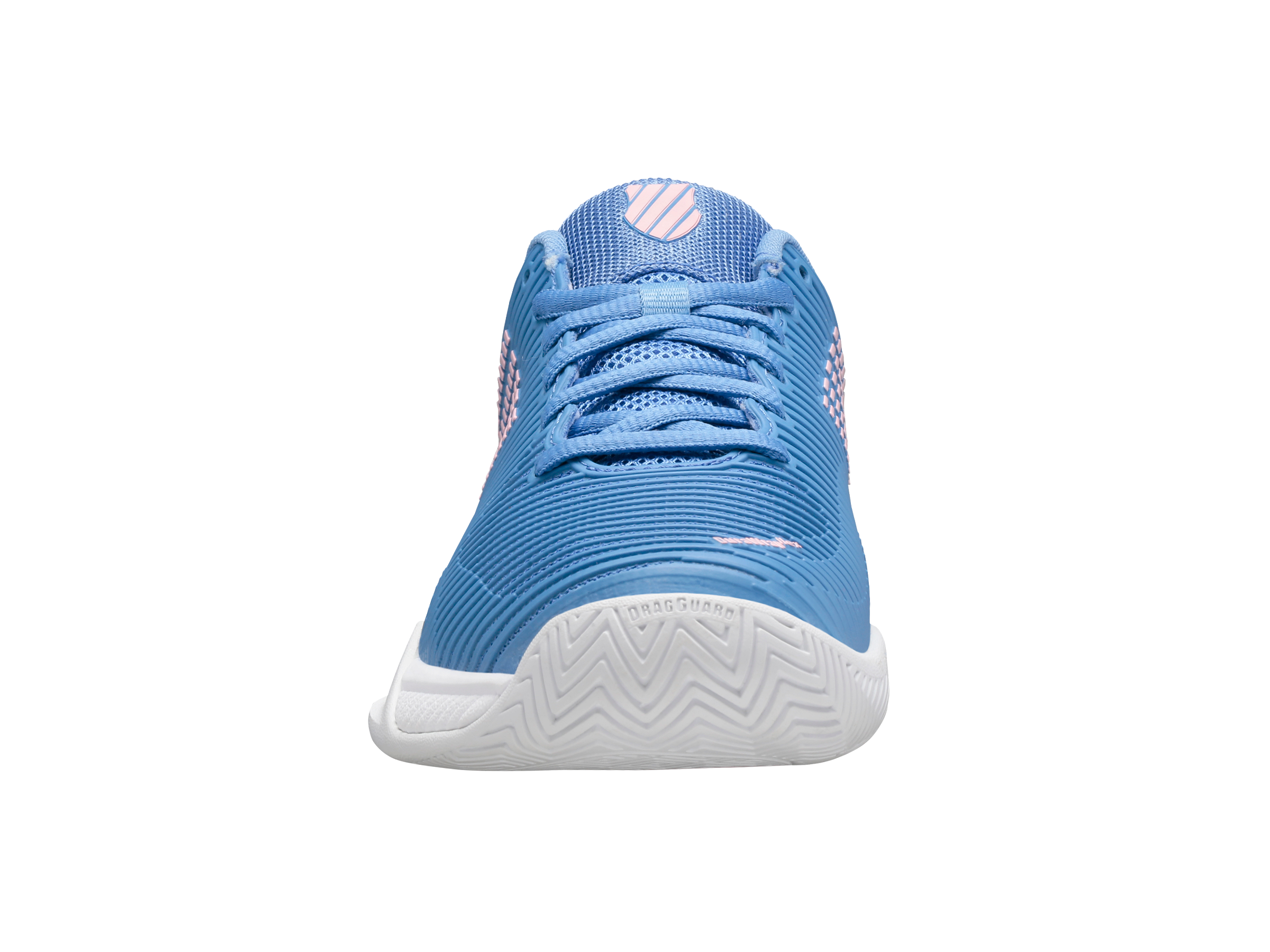 Hypercourt Express 2 Tennis Shoes - Silver Lake Blue/White/Orchid Pink | Lightweight & Durable Court Sneakers for Women | Perfect for Tennis, Pickleball & Casual Wear