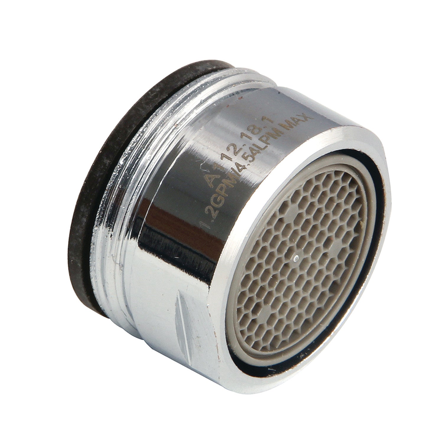 Cal Green G12LSSA4221 1.2 GPM Low-Flow Male Threaded Aerator in Polished Chrome - Perfect for Bathroom Sink Faucets & Water Conservation