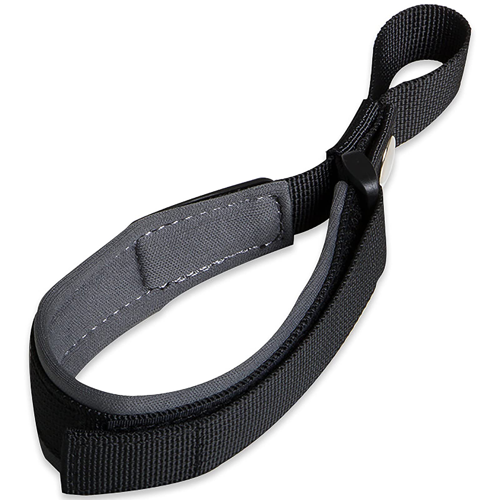 **Hands-Free Adjustable Dog Leash Wrist Strap - Secure Velcro Safety Strap for Retractable Dog Leashes (Gray) - Perfect for Walking, Jogging & Outdoor Adventures**