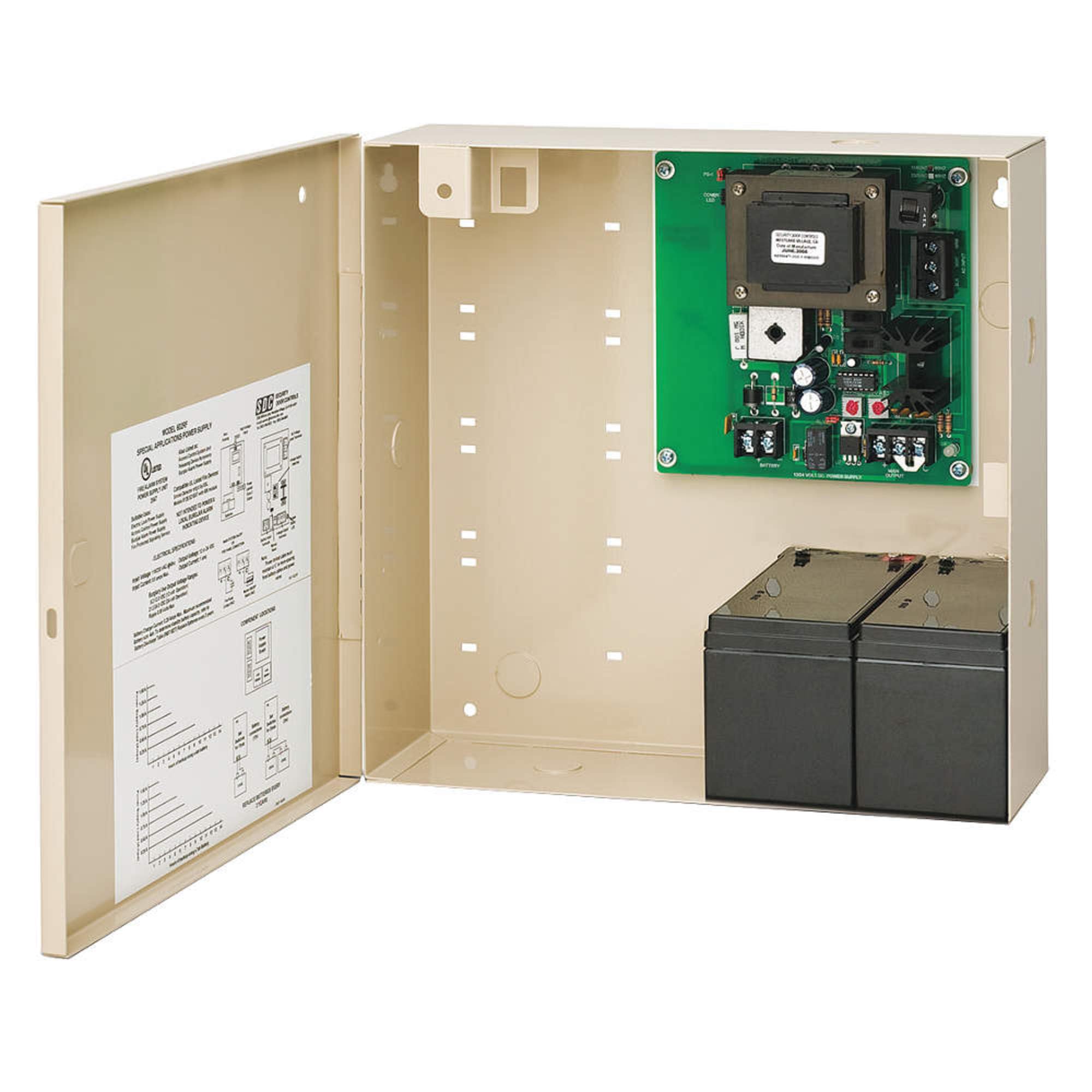 SDC 602RF Security Door Power Supply - Reliable Power Source for Access Control Systems | Ideal for Commercial Buildings & Home Security