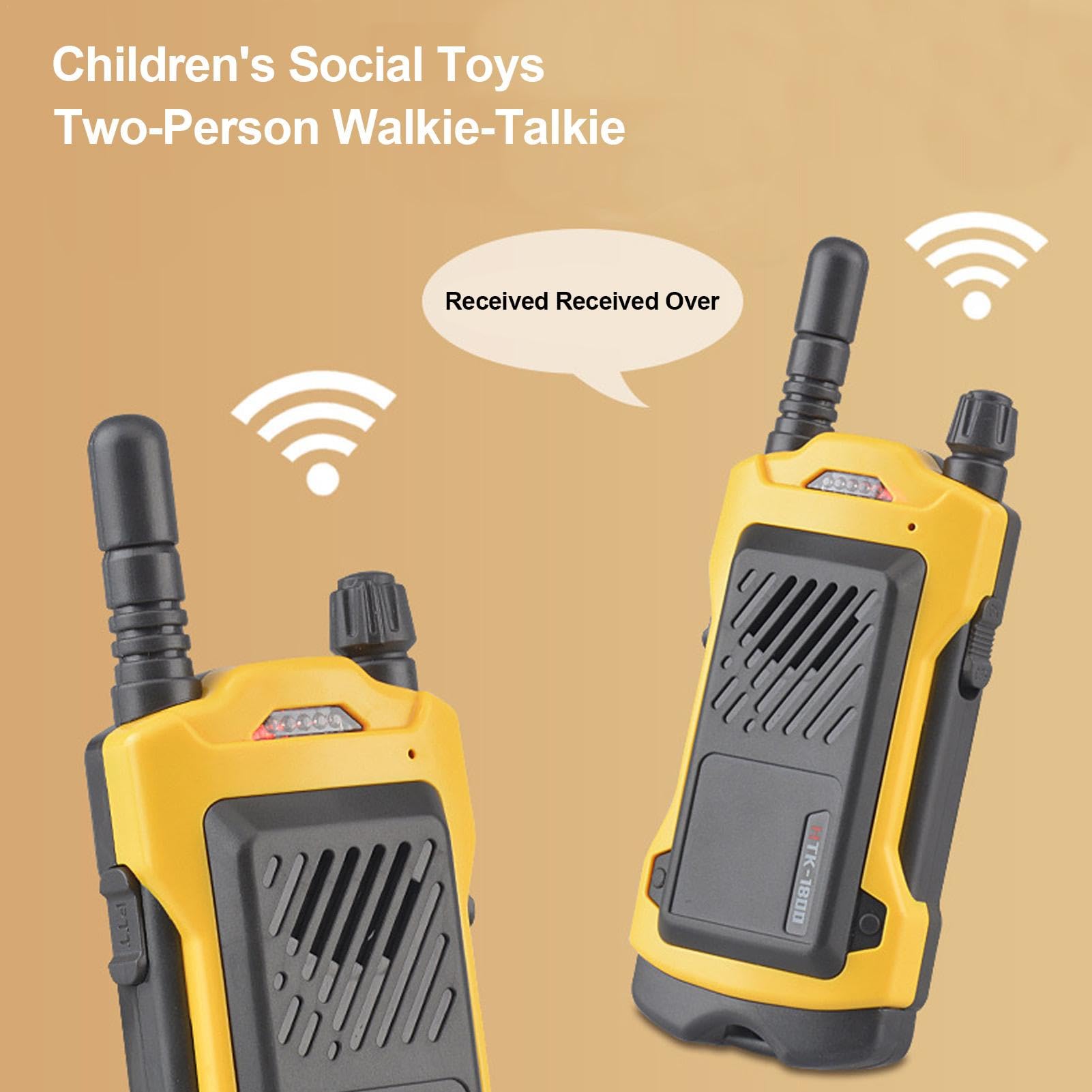 Kids Walkie Talkies - 2 Pack Toy Radios for Outdoor Adventures, Camping, Hiking - Best Gift for Boys & Girls Ages 3-12 - Perfect for Backyard Play, Family Trips & Emergency Communication