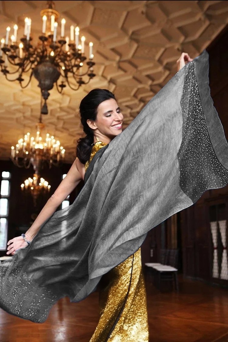 Premium Charcoal Star Gazer Scarf - Soft & Warm Winter Accessory for Women & Men - Perfect for Stargazing, Outdoor Adventures & Cold Weather Fashion