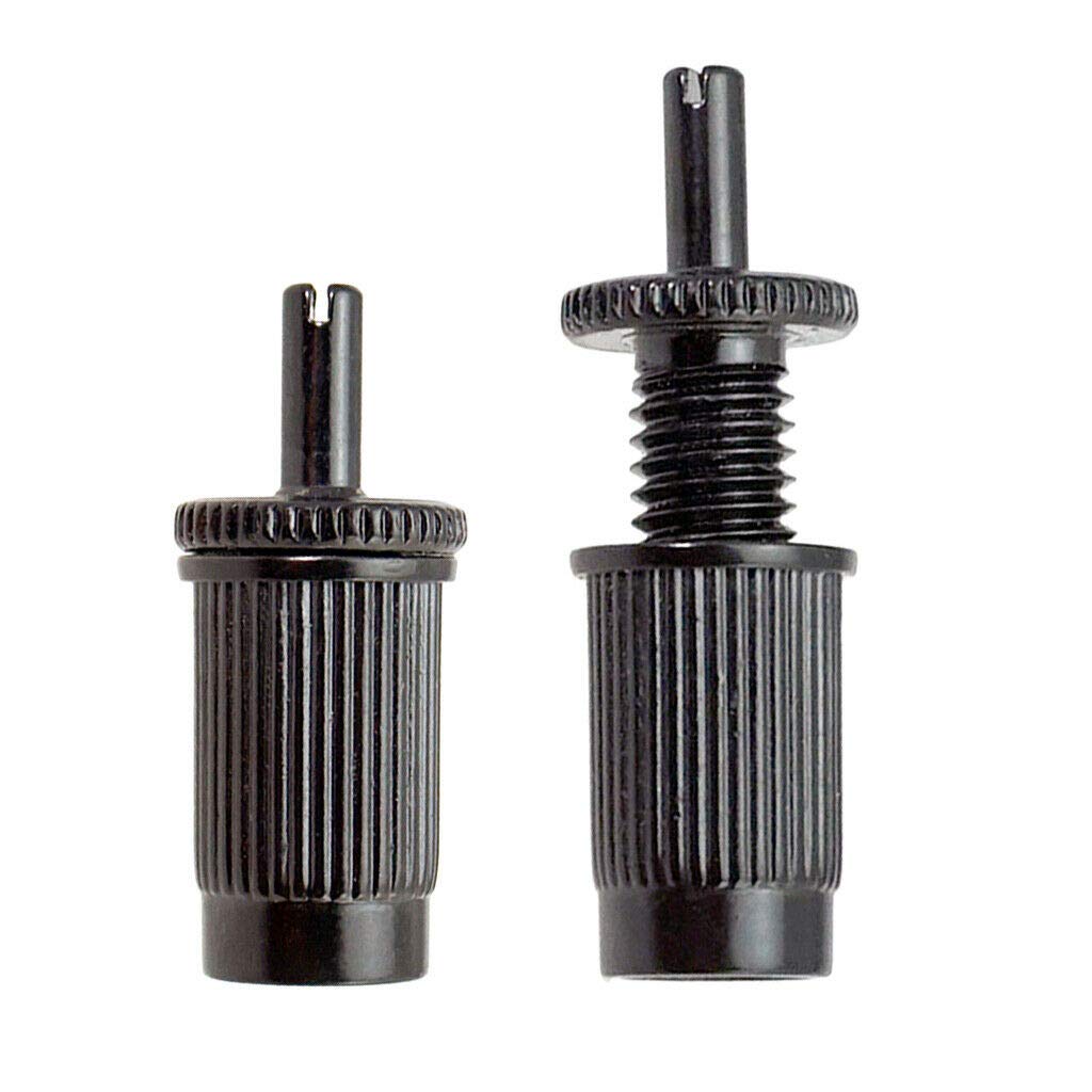 4-Piece Electric Guitar Bridge Stud Set - Heavy Duty Iron Replacement Parts for Electric Guitar - Perfect for Guitar Repair, Upgrades & Maintenance
