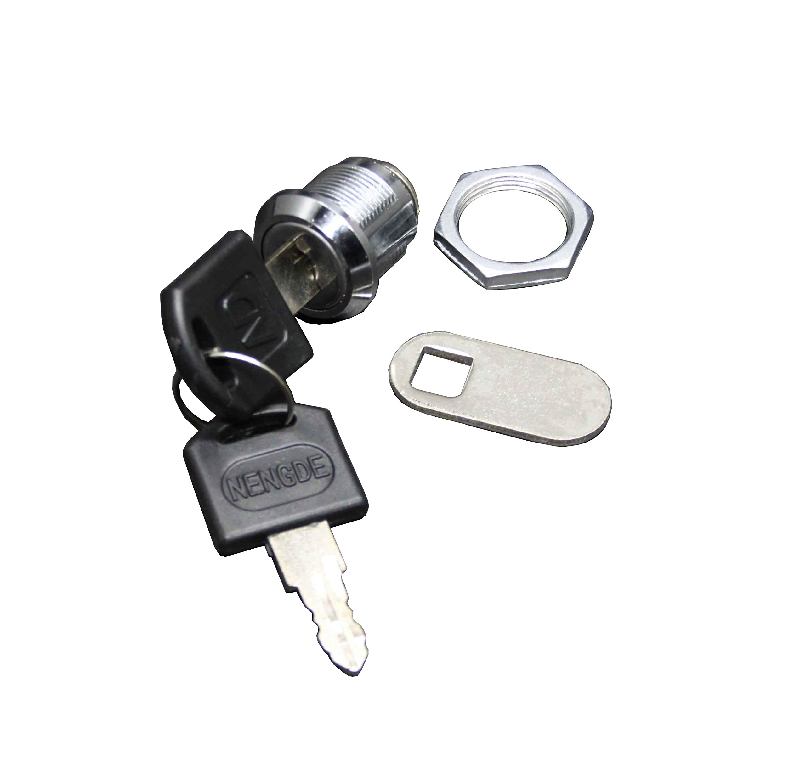 FixtureDisplays® 4-Pack Cam Locks for Donation Boxes - Secure Fundraising & Suggestion Box Lock - Heavy Duty Metal Locking Mechanism - Perfect for Schools, Churches & Charity Events