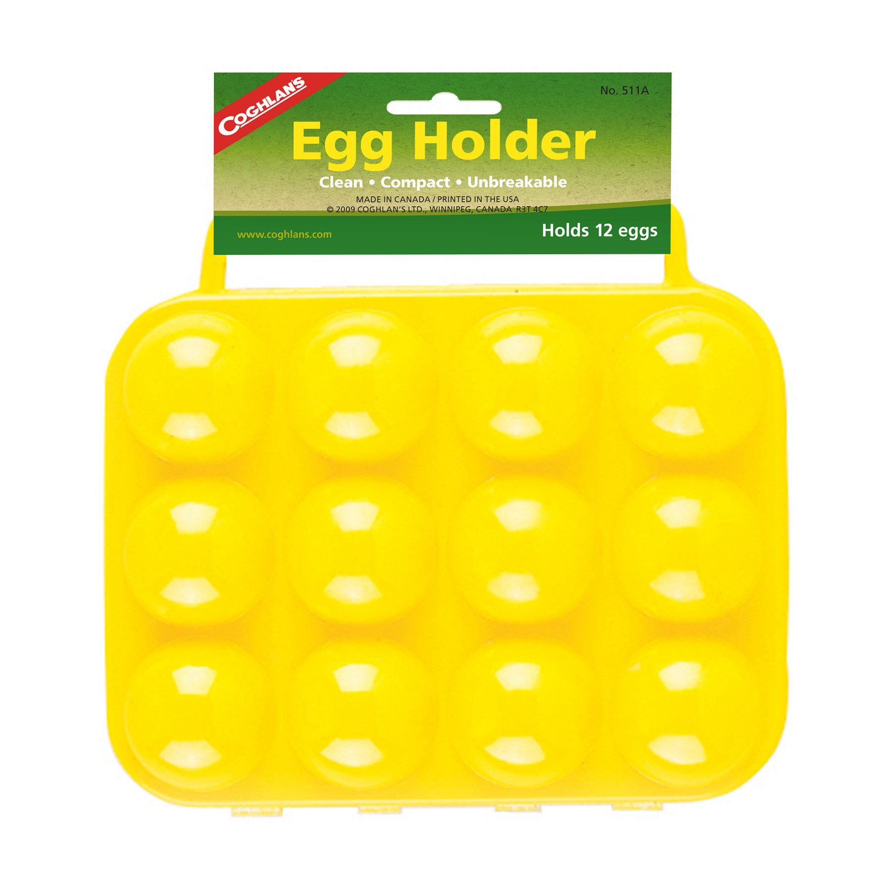 Coghlan's 12-Pack Egg Holder for Camping, Picnics & Travel - Durable Plastic Egg Storage Container for Outdoor Adventures & Kitchen Use