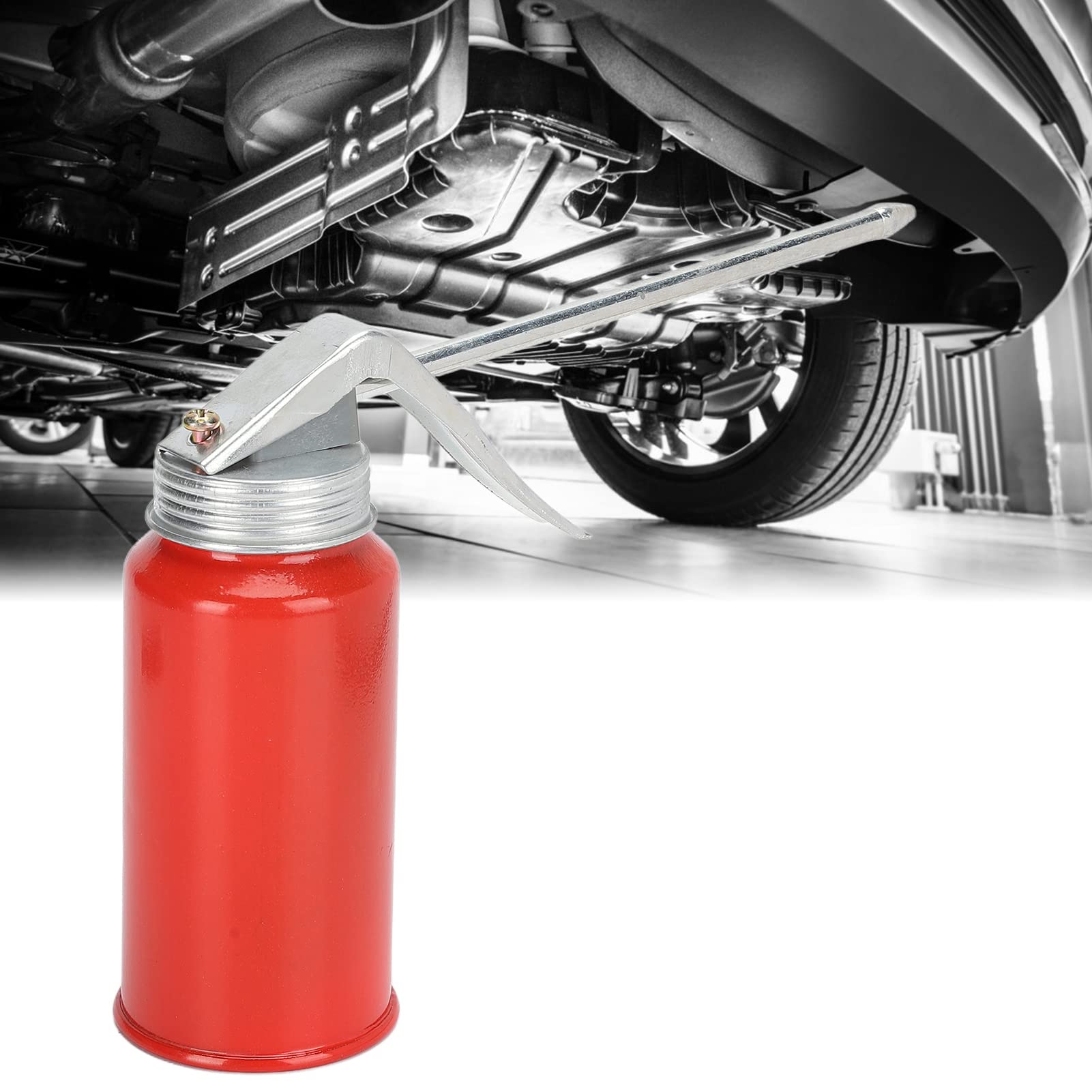 2PCS 200ml High Pressure Oil Can Pump - Metal Oil Spray Gun with Feed Oiler for Automotive, Motorcycle & Home Use - Perfect for Lubricating Gears, Chains & Machinery Parts