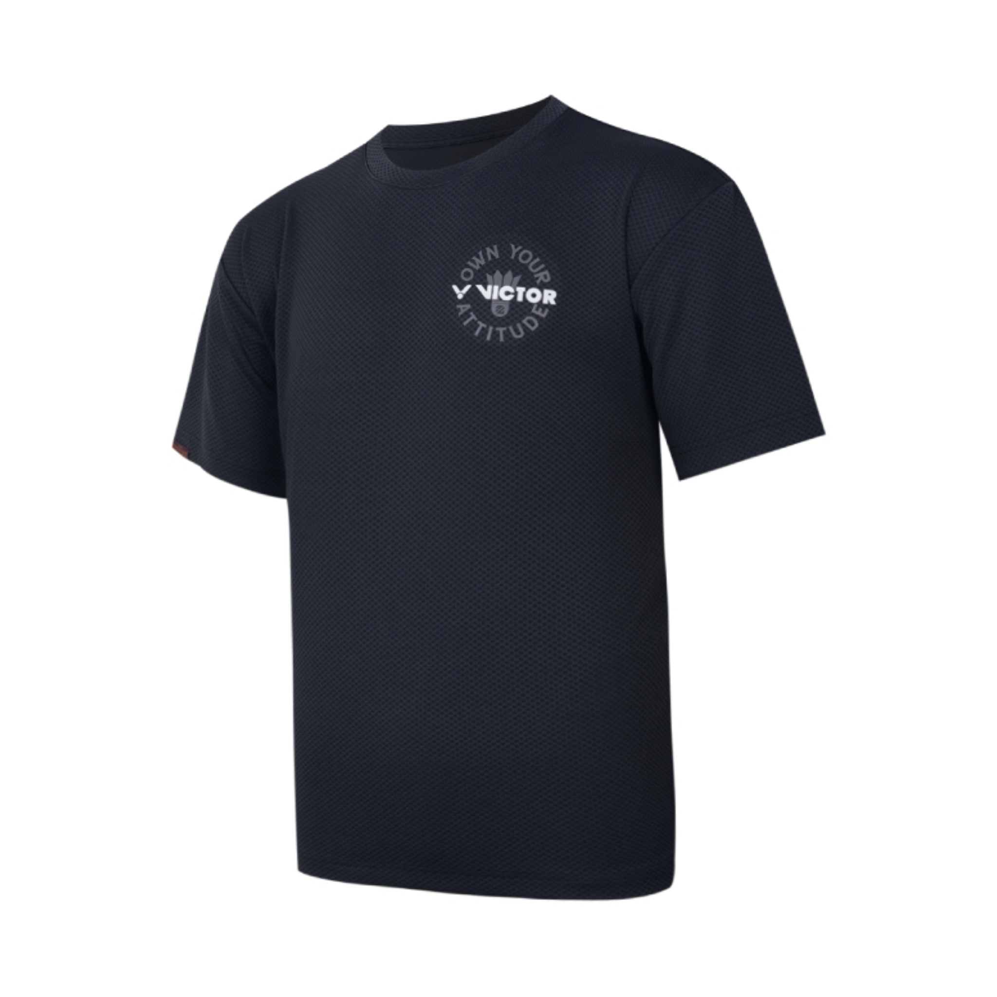 Victor X LZJ T 4503LZJ Unisex Cotton T-Shirt for Men & Women - Soft Comfort Fit Casual Tee [Black] - Perfect for Everyday Wear, Gym, and Street Style
