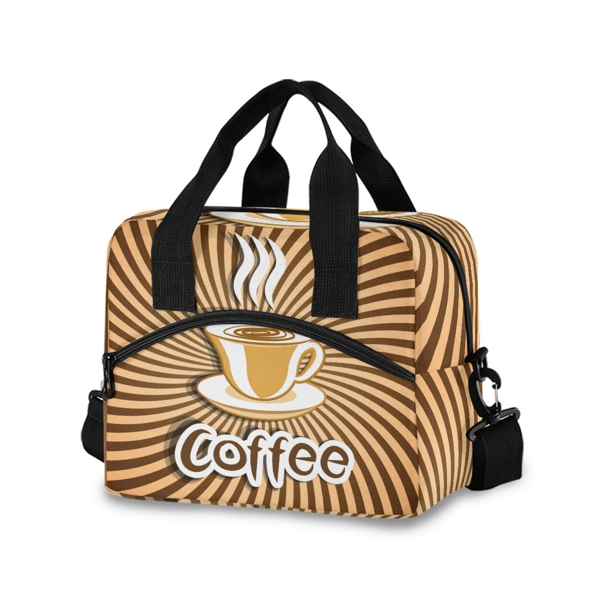 Vintage Insulated Lunch Tote Bag for Women - Leakproof Reusable Lunch Box & Cooler Bag - Perfect for Coffee, Office, Picnics & Commuting (BE13G)