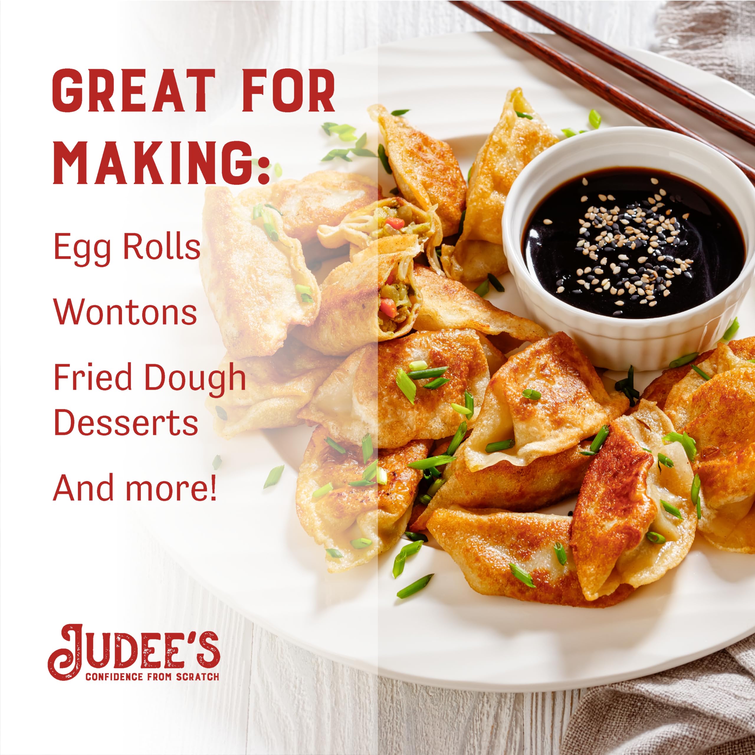 Gluten-Free Egg Roll & Wonton Wrapper Mix - 11oz for Frying & Steaming - Perfect for Asian Appetizers