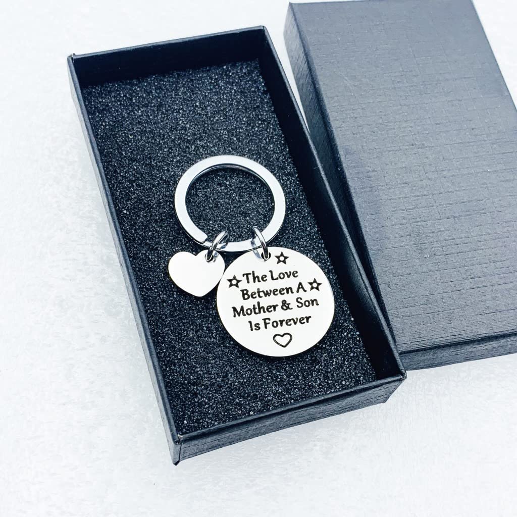 Stainless Steel Keychain for Mom - Thoughtful Birthday & Mother's Day Gift from Daughter - Symbol of Eternal Mother-Daughter Love - Perfect for Everyday Carry, Special Occasions & Heartfelt Surprises