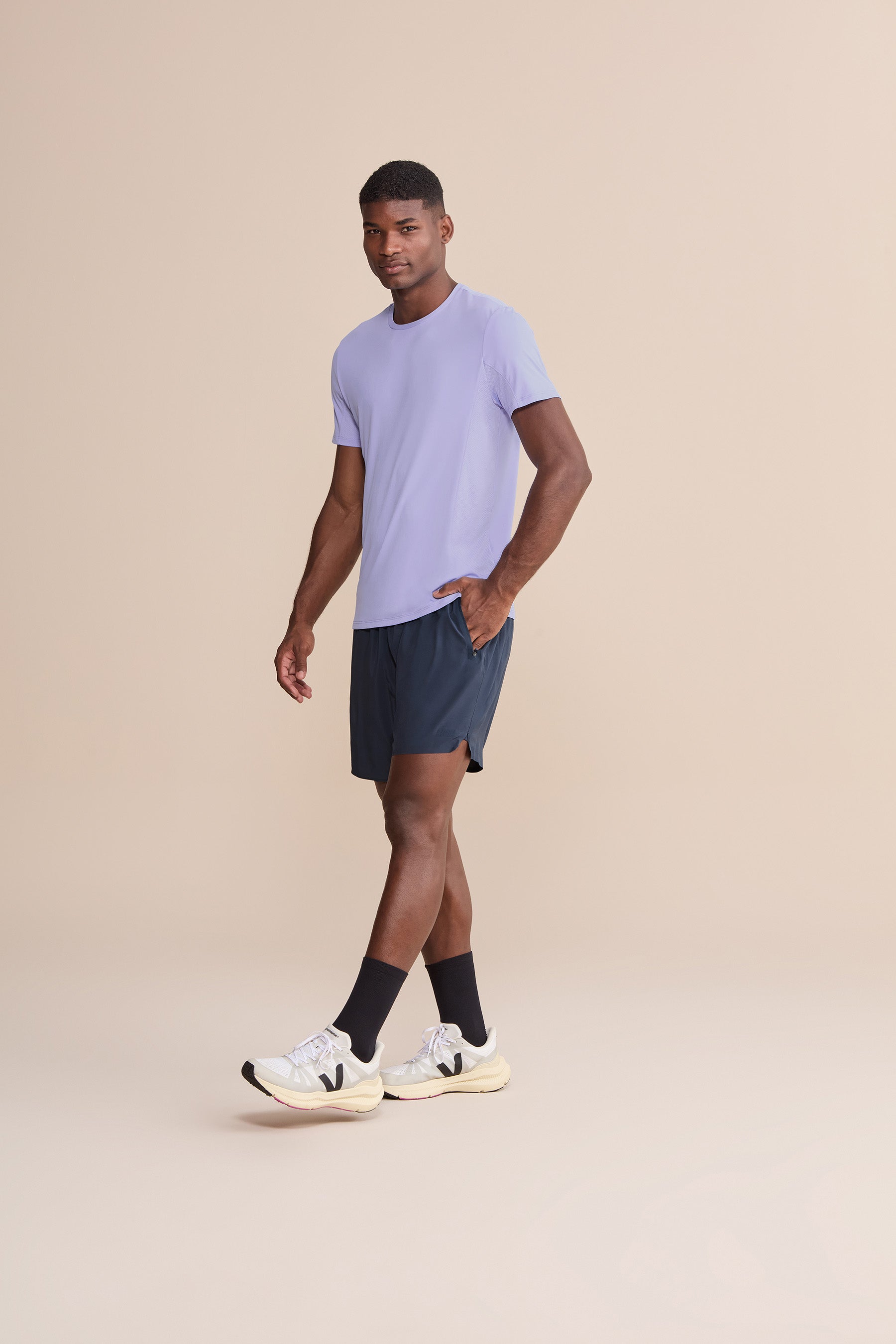 Comfy Stretch Action T-Shirt for Men & Women - Breathable Workout Tee for Running, Yoga & Gym - Moisture Wicking Athletic Shirt