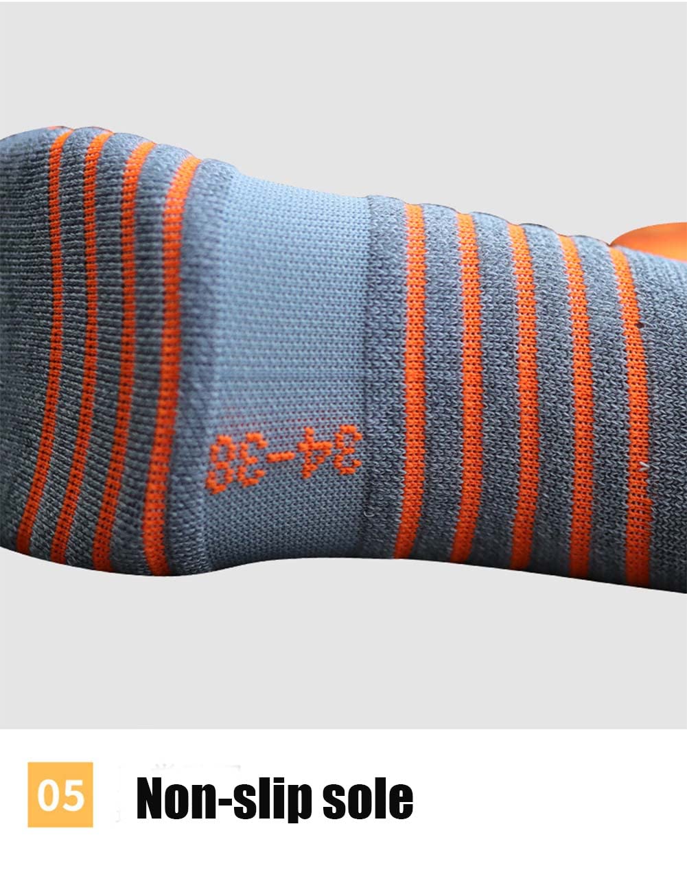 **Breathable Non-Slip Soccer Socks for Kids, Youth & Adults - Comfortable Football Sports Socks for Men - Perfect for Training, Matches & Casual Wear**