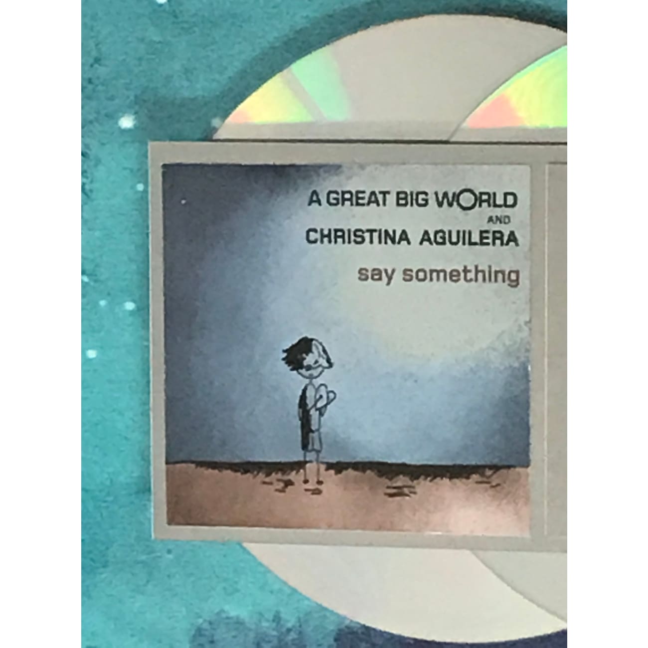 Christina Aguilera & A Great Big World - Say Something 4x Platinum Award-Winning Single | Perfect for Romantic Moments & Special Occasions