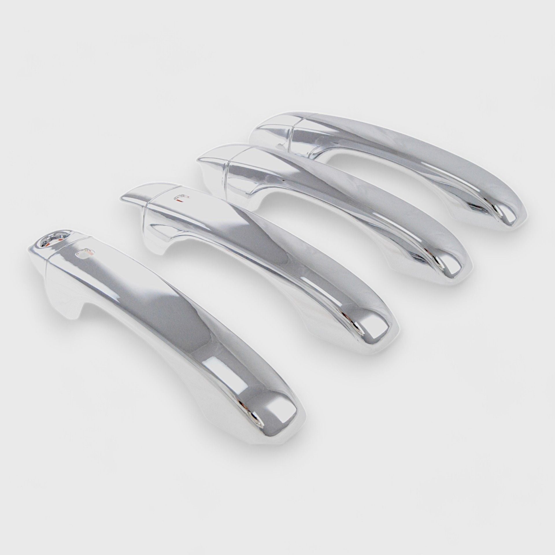 Chrome Door Handle Cover for Cars - Universal Fit, No Smart Key Required (Model DH185) - Protect & Enhance Vehicle Exterior