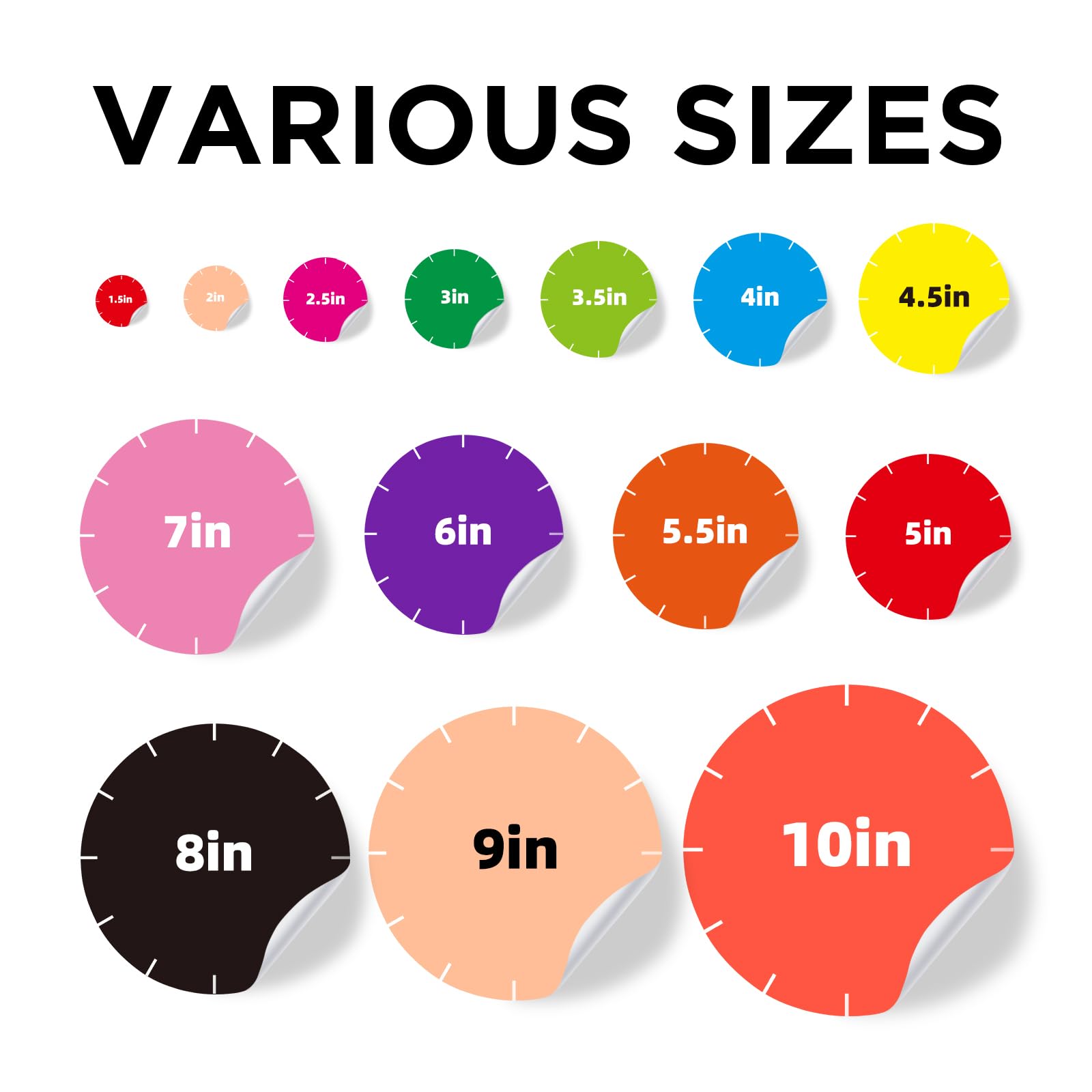 Custom Personalized Stickers & Labels - Create Your Own Design with Logo, Text, or Image - 100 Scalloped 5.5
