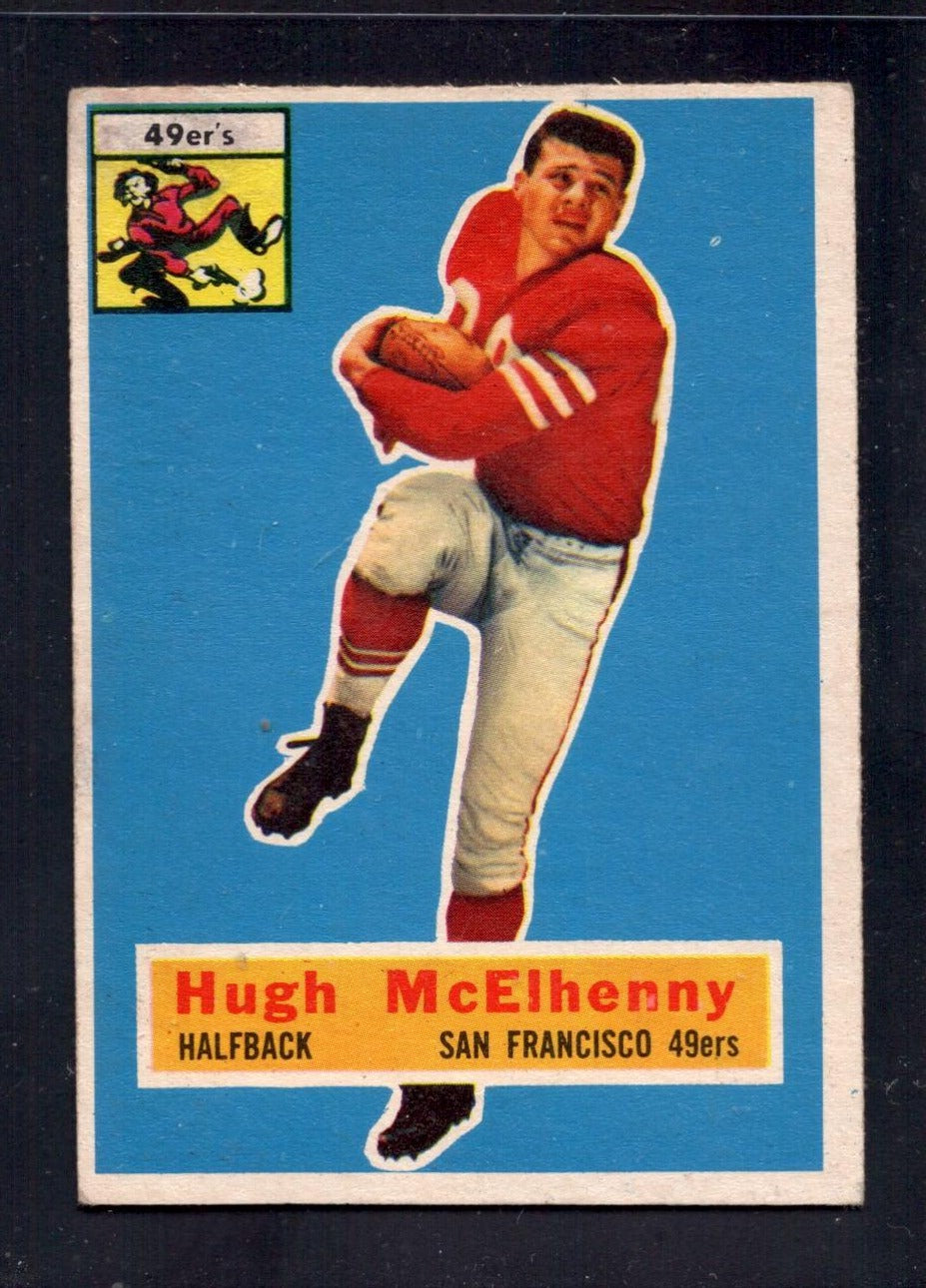 1956 Topps #50 Hugh McElhenny San Francisco 49ers Vintage Football Card - Perfect for Collectors, Sports Memorabilia Displays & NFL Fan Gifts