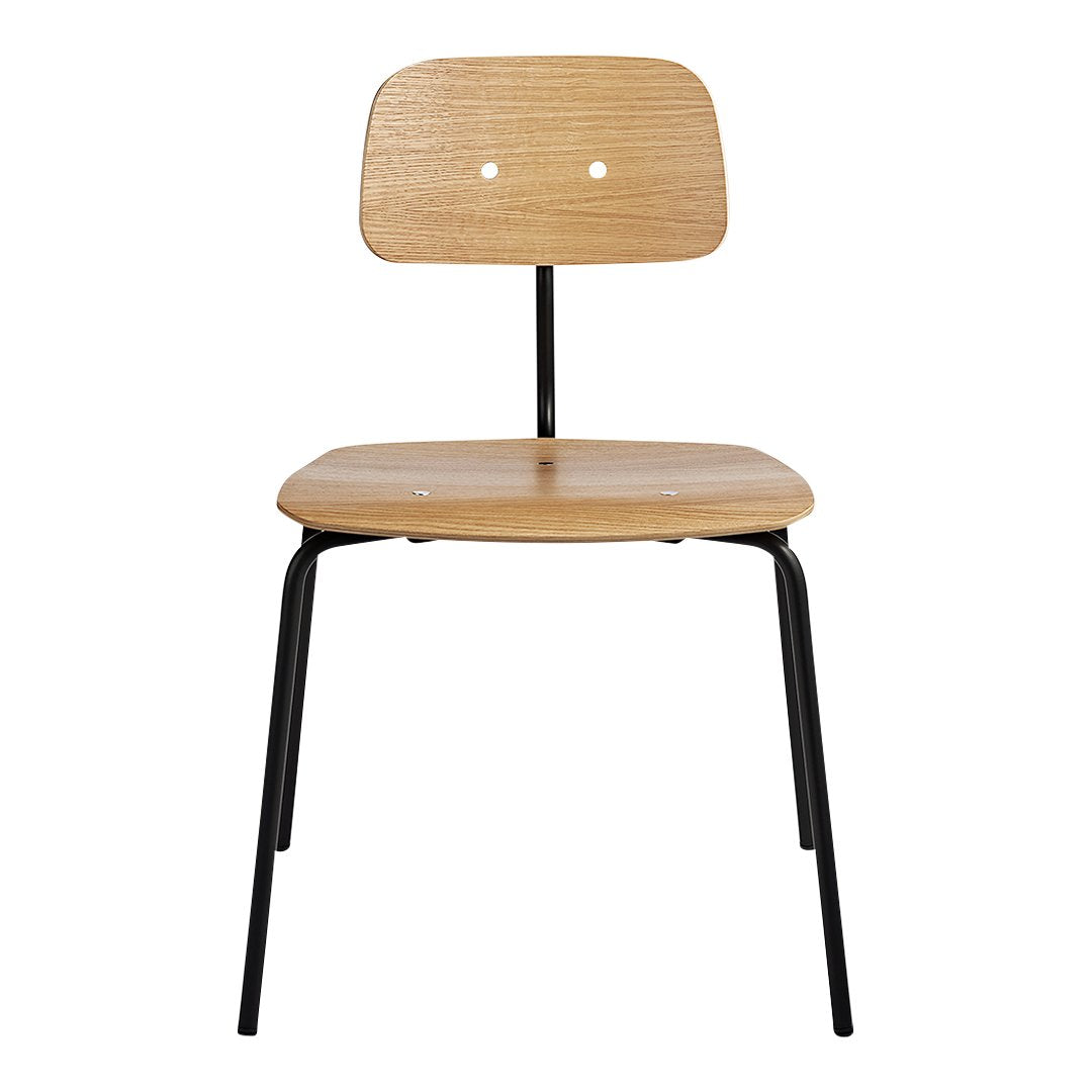 Jorgen Rasmussen Kevi 2060 Upholstered Dining Chair - Modern Fabric Dining Room Chair with Wooden Legs for Home, Restaurant & Office Use