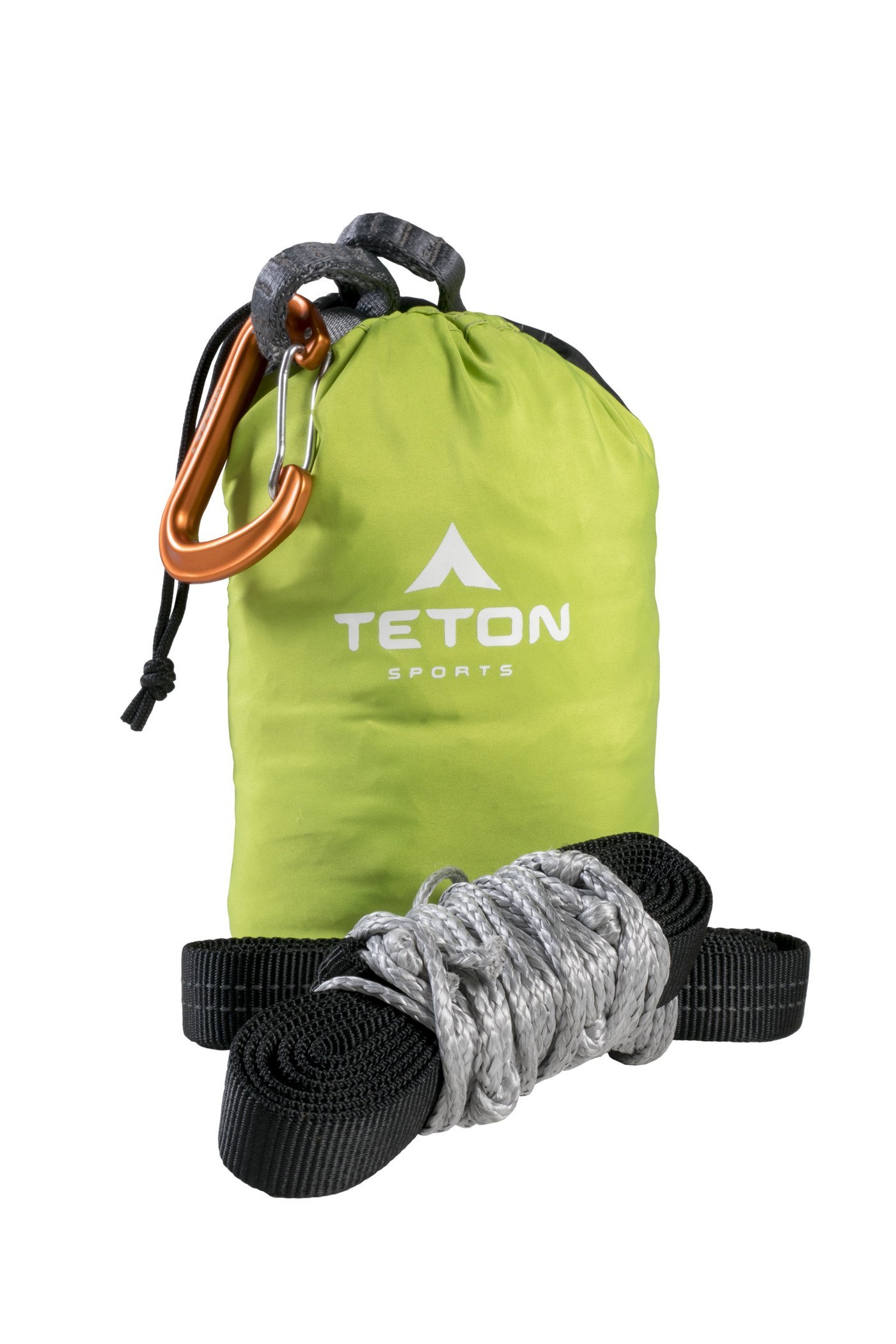 TETON Sports Rover Rope Tree Sling - Heavy-Duty Hammock Straps for Camping & Backpacking, Quick Setup No Knots Needed, Fits All Hammocks (Black) - Perfect for Outdoor Adventures, Hiking Trips and Relaxing in Nature